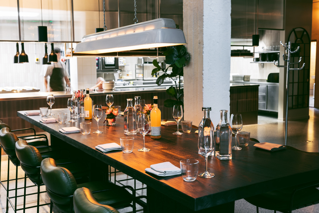 Chef's Table at Tollbua Restaurant, Trondheim