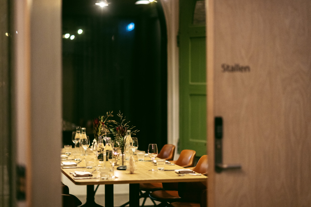 Stallen: a private dining space at Tollbua restaurant